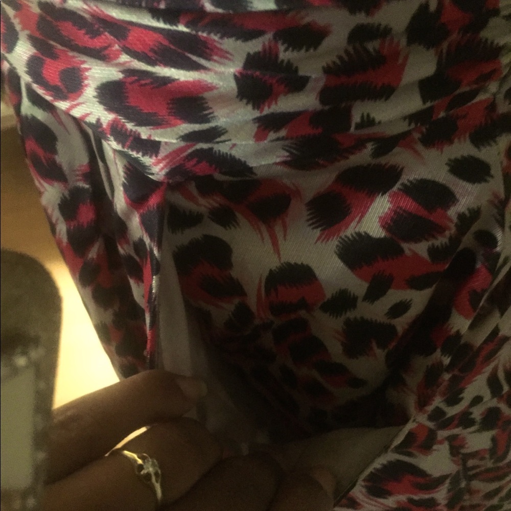 STRAPLESS DRESS | CHARLOTTE RUSSE | ANIMAL PRINT - Picture 5 of 5